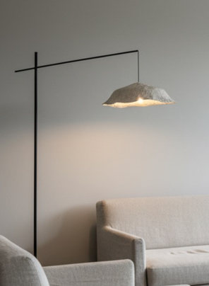 LAMPARA PIE PAPELAJE